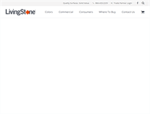 Tablet Screenshot of livingstonesurfaces.com